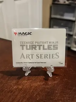 Magic the Gathering TMNT Art Series 1/54 Leonardo Sewer Samurai Ryan Pancoast - Image 2