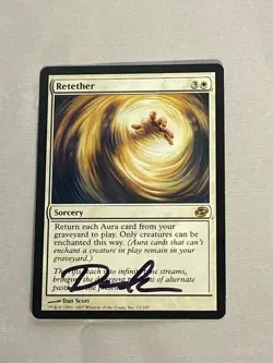 MTG Retether Artist Proof and Signature Signed Scott - Image 1