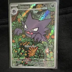 Pokemon TCG Haunter Me: Mega Evolution Promo Illustration Rare Holo 027 HP100 2… - Image 1