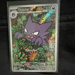 Pokemon TCG Haunter Me: Mega Evolution Promo Illustration Rare Holo 027 HP100 2… - Image 3