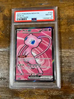 POKEMON 2023 Mew En 151 Ultra Rare MEW EX #193 PSA 8 RARE - Image 1