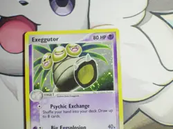 ULTRA RARE Exeggutor 5/112 HOLO SWIRL EX FireRed & LeafGreen Pokemon Card - Image 2