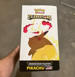 Pokemon TCG Celebrations 25th Anniversary Premium Figure Collection Pikachu VMAX - Image 3