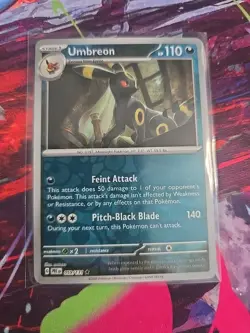 Pokemon Umbreon 059/131 Holo + Reverse Scarlet & Violet Prismatic Evolutions - Image 4
