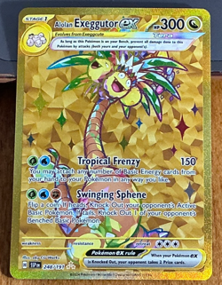 Pokemon TCG - Alolan Exeggutor ex - 248/191 Surging Sparks GOLD -- RARE pika set - Image 1