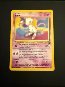 Pokemon Mew Black Star Promo 8 WOTC - Image 1