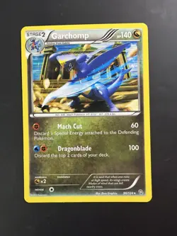 [Near Mint +] 2012 Pokemon Dragons Exalted Garchomp holo rare 90/124 - Image 1