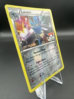 Lucario 63/124 4th Place Pokemon League TCG Fates Collide FCO 2016 NM English - Image 2