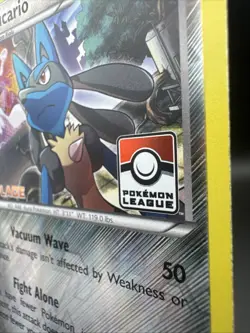 Lucario 63/124 4th Place Pokemon League TCG Fates Collide FCO 2016 NM English - Image 3