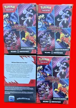 4x Pokemon DESTINED RIVALS Bundle of 6 boosters total 24 boosters - Image 2