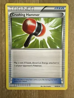 Crushing Hammer - 60/83 - Uncommon LP, English Pokemon Generations - Image 1