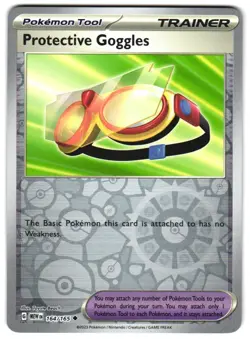 Protective Goggles 164/165 Reverse Holo SV: Scarlet & Violet 151 Pokemon TCG - Image 1