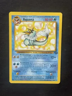 Pokemon Karte - Aquana (12/62) + Aquana (28/64) Dschungel Set - Deutsch Vintage - Image 4
