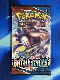 Pokemon 2021 Sword & Shield Battle Styles Booster Pack Lot X4 Artset SwSh Nm M - Image 4