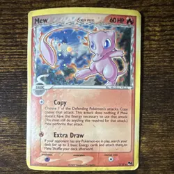 Pokemon TCG Mew Delta Species Holo Rare Basic 3/17 60 HP Psychic 2007 - Image 1