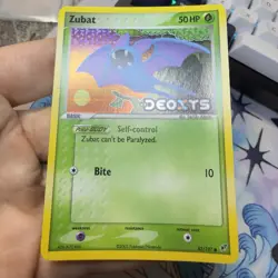 Pokemon TCG - Zubat Deoxys 83/107 Reverse Holo Stamped MP - Image 5