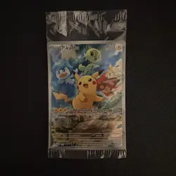 Pokemon Pikachu SVP 027 Scarlet & Violet Paldea Evolved ETB Promo Sealed - Image 1