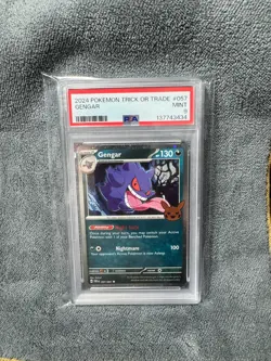 2024 Pokemon Trick Or Trade Gengar 057 Cosmos Holo - PSA 9 MINT - Image 1