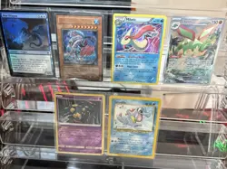 7 Blue Dragon Rare Cards (Pokemon, Yugioh, Mtg) - Image 1