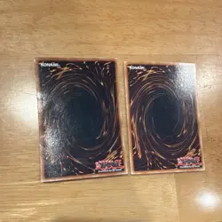 Yu-Gi-Oh Konami Dark Magician Knight ROD-EN001 & Dark Sage IOC-002 Holo Lot - Image 2