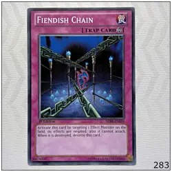 Fiendish Chain - SDBE-EN034 - Common 1st Edition Yugioh - Image 1