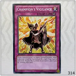 Champion's Vigilance - SDBE-EN039 - Common 1st Edition Yugioh - Image 1