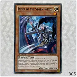 Rider of the Storm Winds - SDBE-EN007 - Common 1st Edition Yugioh - Image 1