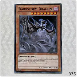 Darkstorm Dragon - SDBE-EN008 - Common 1st Edition Yugioh - Image 1
