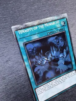 YuGiOh! Tenacity Of The Monarchs MP25 - Error Misprint Registration Error NM - Image 5