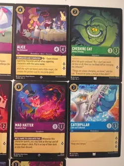 Lorcana Disney Alice In Wonderland (8) Cards LP Common - Image 3