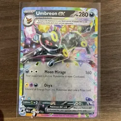 Pokemon TCG Umbreon EX 60/131 Double Rare Prismatic Evolutions Card - Image 1
