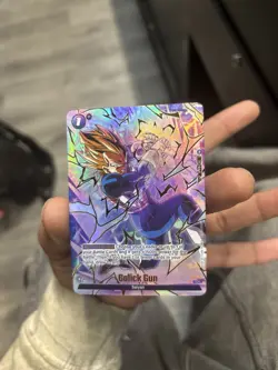 Dragon Ball Super Card Game Vegeta FS02-15 Foil Galick Gun Activate Battle Card - Image 1