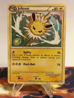 Pokemon TCG Card Jolteon 45/95 Uncommon Call of Legends - Image 1