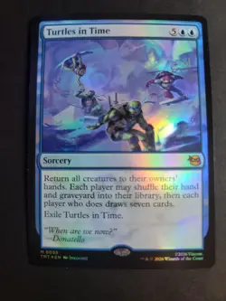 Turtles in Time (Foil) Mythic MTG Ninja Turtles - Image 1