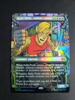 Sally Pride, Lioness Leader (Showcase Foil) Rare MTG Ninja Turtles - Image 1