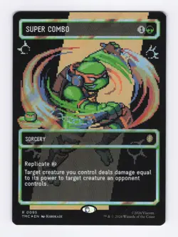 Super Combo Borderless Surge Foil 95 MTG Commander Teenage Mutant Ninja Turtles - Image 1