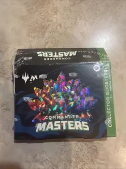 COLLECTOR Booster Box ~ COMMANDER MASTERS MtG 4 pack sealed Magic WotC - Image 1