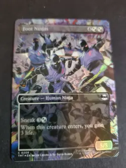 Foot Ninjas (Borderless Foil) 0209 - TMT Teenage Mutant Ninja Turtles TMNT - MTG - Image 1