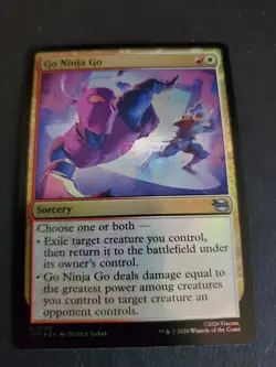 NM Foil Go Ninja Go, MTG, TMNT, Magic the Gathering, 149 - Image 1