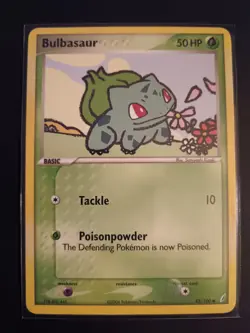 Pokemon TCG Card - Bulbasaur (2006 EX Crystal Guardians 45/100 Vintage English) - Image 1