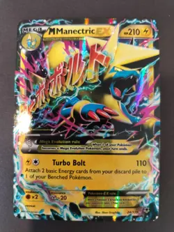 M Manectric EX (120 Secret Rare) 120/119 Pokemon XY - Phantom Forces Holo LP - Image 3