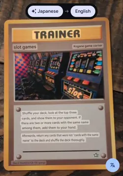 Nintendo Pokemon Banned Slot Machine Arcade Game Promo Trainer Neo Genesis Rare - Image 2