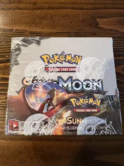 Pokemon TCG Sun & Moon Burning Shadows Booster Box Sealed New W/ Acrylic Case - Image 2