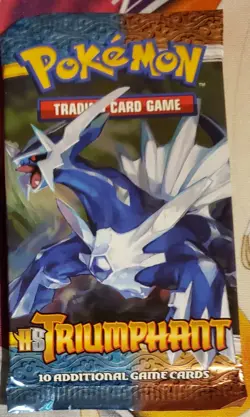 Pokemon TCG Hs Triumphant 10 Card Booster Pack ( New ) - Image 1