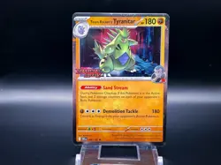 POKEMON TEAM ROCKET'S TYRANITAR 096/182 DESTINED RIVALS STAMP SWIRL NM - Image 1
