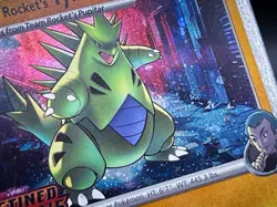 POKEMON TEAM ROCKET'S TYRANITAR 096/182 DESTINED RIVALS STAMP SWIRL NM - Image 2