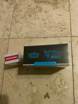Pokemon Scarlet and Violet Black Bolt ETB and White Flare Booster Bundle Sealed - Image 2