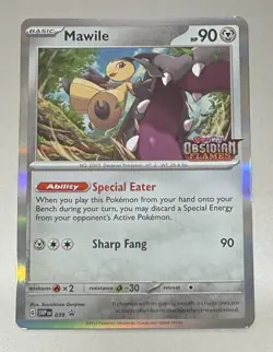 POKEMON TCG MAWILE SVP039 BLACK STAR PROMO PRE RELEASE MINT FROM PACK TO SLEEVE - Image 1