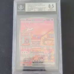 Pokemon Mew EX 053 Scarlet & Violet Promo Ultra-Premium Beckett 8.5 - Image 1