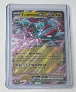Salamence ex 114/159 SV09: Journey Together - Pokemon Double Rare NM/M - Image 1